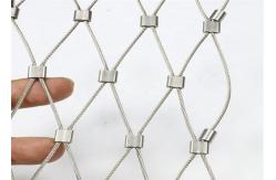 China Anti - Rust SS316 Wire Rope Mesh , Wire Rope Netting For Protection Use supplier