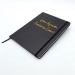 Large A4 Black Mom Agenda Planner , Calendar Appointment Custom Personal Planner