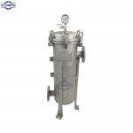 SUS304/SUS316L Stainless Steel Bag Filter Housing With 5-40°C Working Temperature for sale