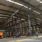 custom gold galvanized light  building Prefabricated large span Steel Structural Design for sale