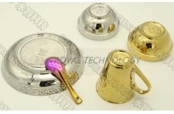 China Ceramic PVD Ion Plating Machine TiN Gold And Ti Silver Ceramic Coatings supplier