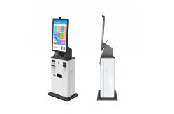 China Stand Floor Self Service Kiosk , Terminal Multifunctional Kiosk Equipment supplier