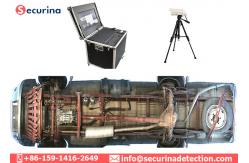 China AC220V Under Vehicle Inspection System 21 Inch Monitor FCC With ALPR Camera supplier