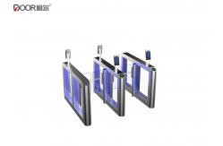China High Level Security 304 Ss Speed Gate Turnstile Entry Systems Rs485 Communication supplier