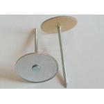 Galvanized Steel 2 Cup Head Pins With Paper Washer For Securing Insulation