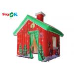 Oxford Cloth Giant Inflatable Christmas House Outdoor Camping Tent House for sale