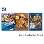 3d Flipped Stereograph Printing Of Wild Animal / Birds For Home Decoration for sale