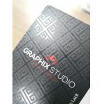 Gloss Uv PVC Business Cards Matte Black Silkscreen Printing for sale