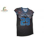 Sublimated Custom Team Sportswear Mens American Football Jersey Short Sleeve for sale