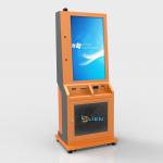 43 Inch Bill Payment Card Dispenser QR Code Scanner Kiosk For Amusement Center for sale