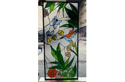 China Decorative Panel Glass Figured  Frosted  Stained supplier
