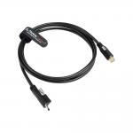 Alvin's Cables Locking USB-C to USB-C Power Cable for Blackmagic Pyxis Monitor, URSA Cine EVF, Type-C 3.1 10Gbps Data Transfer Cable for Blackmagic Pyxis 6K, URSA Cine 12K, 11.8in for sale