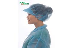 China ISO13485 Disposable Nonwoven Peak Cap Hat For Workshop supplier
