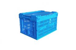 China Impact - Resistance Collapsible Fruit And Vegetable Plastic Crates With Lids supplier