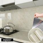 3d Wall Sticker Wallpaper Glossy Marble Wall Covering for Kitchen Decoration for sale