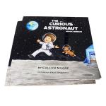 hardcover Text Book Printing Services Folded Leaflet Kids Book Printing 21x21cm for sale