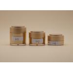 Gold UV Spraying Cosmetic Cream Containers 15g Silk Screen Printing for sale