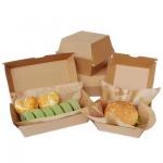 Custom Printed Fast Food Boxes Disposable Food-Grade Containers for Hamburger Takeaway