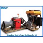 230kg 30KN Pull Force 1 Or 2 Gear Stringing Equipment Diesel Power Winch for sale