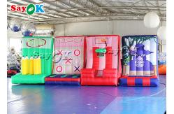 China Inflatable Outdoor Games Backyard 4 In 1 Inflatable Pencil Ring Throwing Game supplier