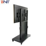 High Applicability Mobile TV Display Stand For 65 - 86 Inch Flat Screens