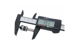 China 150mm 6inch LCD Digital Electronic Carbon Fiber Vernier Caliper Gauge Micrometer Measuring supplier