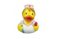 China Guitar Player Character Rubber Duck Bath Toys , Rubber Duckies That Float Upright  supplier