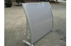 China 600mm Polycarbonate Awning Canopy Window With Plastic Bracket supplier