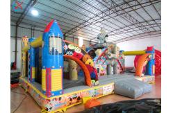 China Customized Inflatable House Color Inflatable Play City Playground supplier