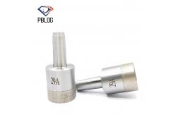 China PBLOG Diamond particles combined into a glass drill bit supplier