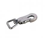 Swivel Eye Flat Bolt Snap Hook 25mm Zinc Alloy Diecasting Ladder Shaped for sale