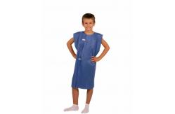 China Non Woven Disposable Patient Gowns Breathable No Sleeves supplier