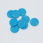 Embossed Customized Colorful Plastic Learning Counters Mini Poker Chips Game Tokens for sale