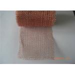 Reusable Copper Knitted Mesh SS304 SS316 Flatten / Corrugated Shape 0.5mm for sale