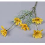 Decorative Fabric Five Heads Artificial Daisy Branches 50cm Length