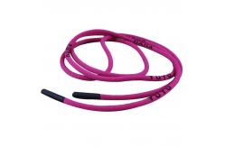 China Round Jacquard Custom Shoelace 10mm Width Personalized Shoe Strings supplier