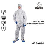 CE Certified Microporous film Type 5/6 Disposable Medical Coverall for sale