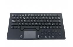 China Compact Waterproof Keyboard USB Interface With Touchpad Mouse / Spanish Layout supplier