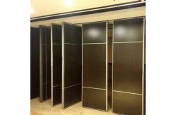 China Wooden Soundproof Folding Office Partition Walls Singapore / Movable Partition Wall Systems supplier
