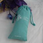 Gift Mini Cotton Drawstring Bags , 10 X 15cm Custom Cotton Drawstring Bags for sale