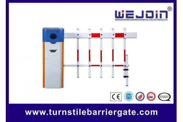 RS485 6 Sec Parking Barrier Gate Bidirectional With 3m Fence Boom