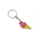 Pantone Enamel Ice Cream Key Chain Zinc Alloy Cute Car Keychains for sale