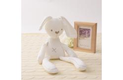 China Lightweight Cute Plush Dolls Rabbit Shape Custom Printed Stuffed Animals supplier