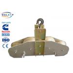 4 Nylon Wheel Cable Wire Rope Pulley Block , 80mm Thickness Wire Pulling Blocks for sale