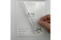 China Safety Film 2mil 4mil 8mil 12mil Building Film Clear Explosion Proof supplier