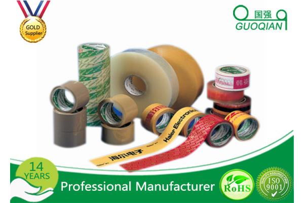 Logo Print Bopp Adhesive Tape Acrylic Adhesive Glue For Commercial Package
