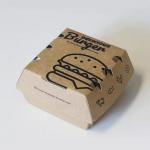 Wholesale Custom Eco-Friendly Kraft Box For Fast Food Burger, Fries & Chicken for sale