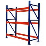 Food Packaging Selective Warehouse Pallet Racking Multi Level Cold Roll Steel for sale