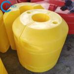 Pontoon HDPE Pipe Floater Dredging PE PU Fibre Glass Foam Filled Floater In Combined Pipeline for sale