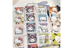 China Personalized Cartoon Adhesive Tear Resistant Seal Sticker Label with Custom 4c Offset Printing supplier